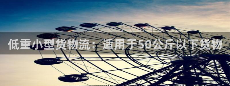 28圈注册二维码：低重小型货物流：适