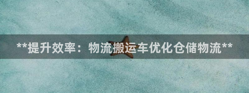 28圈游戏：**提升效率：物流搬运车