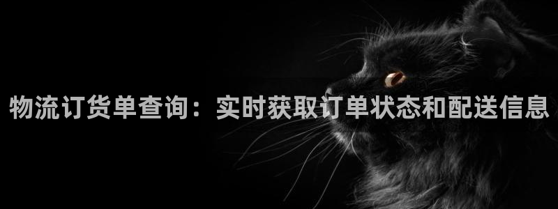 28圈游戏官网平台：物流订货单查询：
