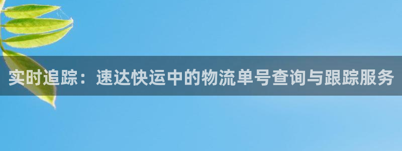 28圈注册网站APP：实时追踪：速达