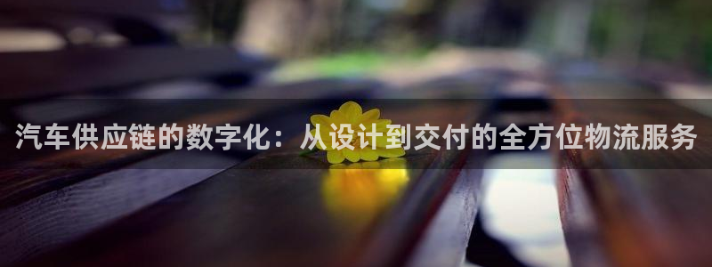 28圈aPP退款：汽车供应链的数字化