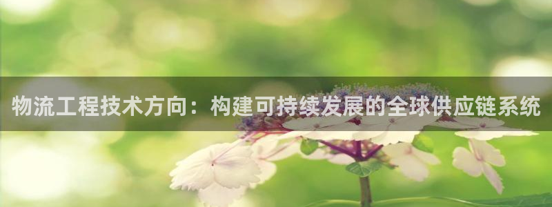 28圈旗下：物流工程技术方向：构建可