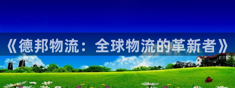 南宫28圈官网版：《德邦物流：全球物